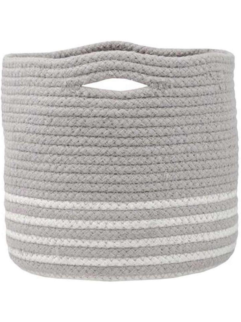 Set de 3 paniers en coton et jute banao Gris - Kiabi