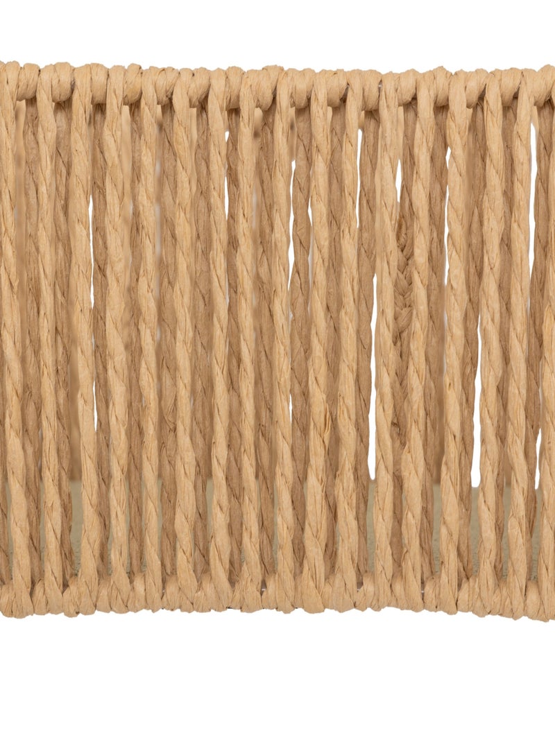 Set de 3 paniers rectangles Marron clair - Kiabi