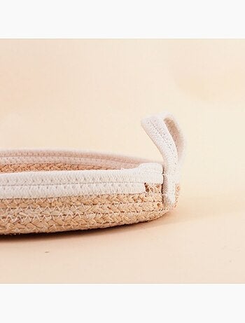 Set de 3 paniers ronds en corde 30, 35, 40cm