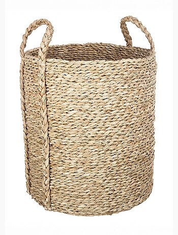 Set de 3 paniers ronds, roseau tressé - AFIBEL