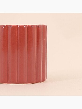 Set de 3 photophores en céramique