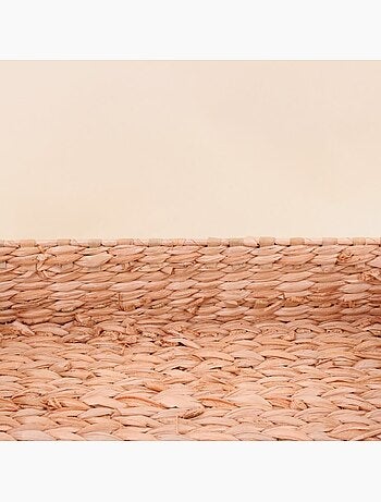 Set de 3 plateaux avec poignées en fibres naturelles