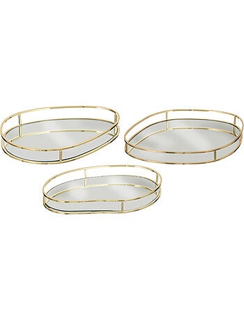 Set de 3 plateaux