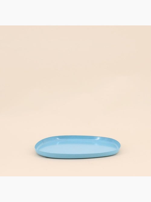Set de 3 plateaux forme organique en métal coloré - Kiabi