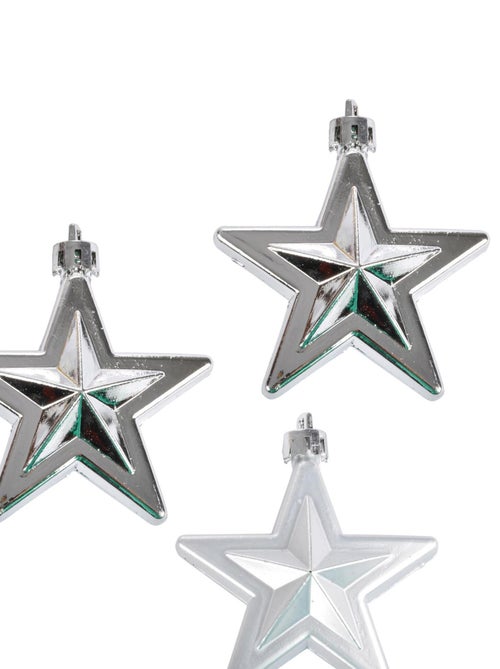 Set de 3 suspensions etoiles argent - Kiabi