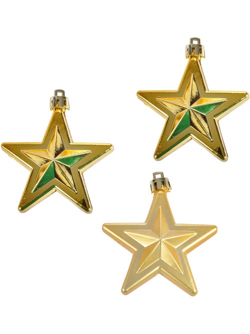 Set de 3 suspensions etoiles noel - Kiabi