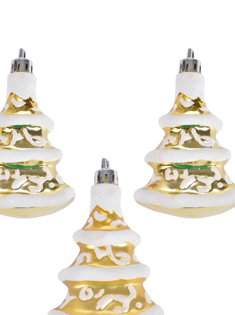 Set de 3 suspensions sapins Argent - Kiabi