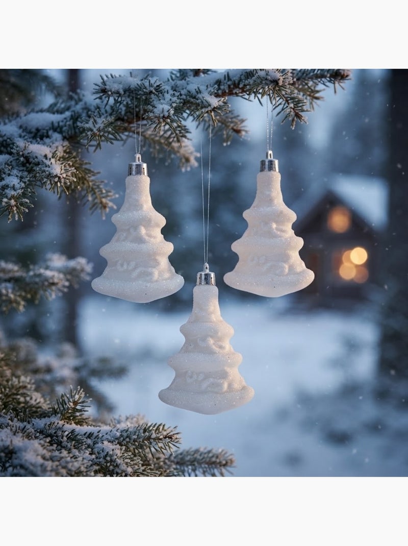 Set de 3 suspensions sapins Blanc - Kiabi
