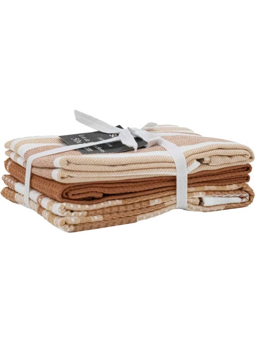 Set de 3 torchons cuisine  coton 50x70 cm - Kiabi
