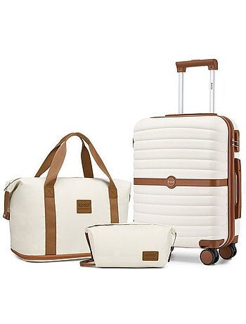 Set de 3 valises - 4 roues - kono
