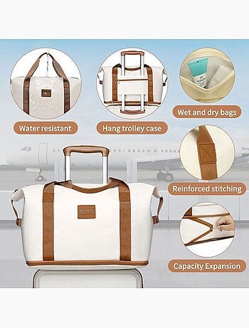 Set de 3 valises - 51.5x38x21 cm, rigide - kono