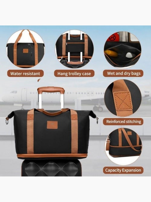 Set de 3 valises - 53x35x21 cm abs+pc serrure tsa - british traveller - Kiabi