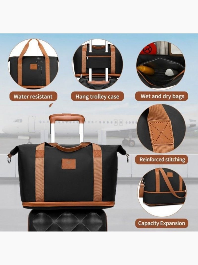 Set de 3 valises - 53x35x21 cm abs+pc serrure tsa - british traveller Noir - Kiabi