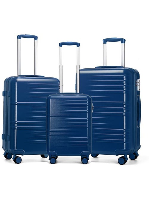 Set de 3 valises - 54/64/74 cm abs serrure tsa - british traveller - Kiabi Set de 3 valises - 54/64/74 cm abs serrure tsa - british traveller - Kiabi