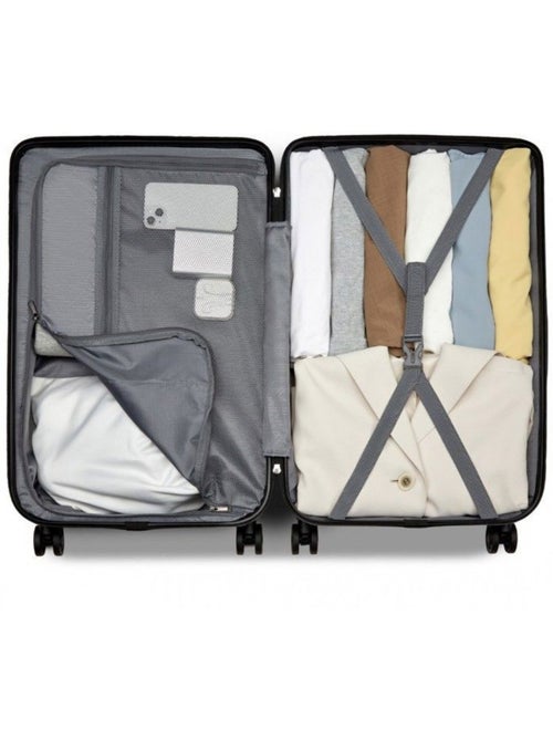 Set de 3 valises - 55/65/75 cm abs 4 roulettes serrure tsa - supercase - Kiabi Set de 3 valises - 55/65/75 cm abs 4 roulettes serrure tsa - supercase - Kiabi