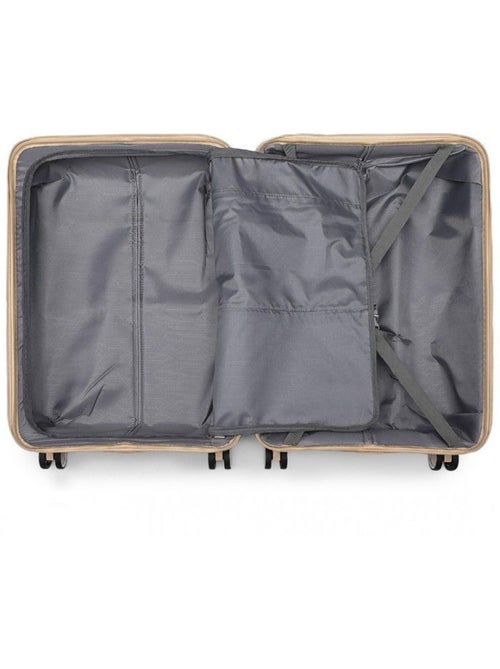 Set de 3 valises - 55/66/76 cm, rigide polypropylène (pp), 4 roues 360° - british traveller - Kiabi