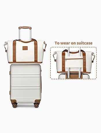 Set de 3 valises - 65x44x25.5 cm abs serrure tsa - kono