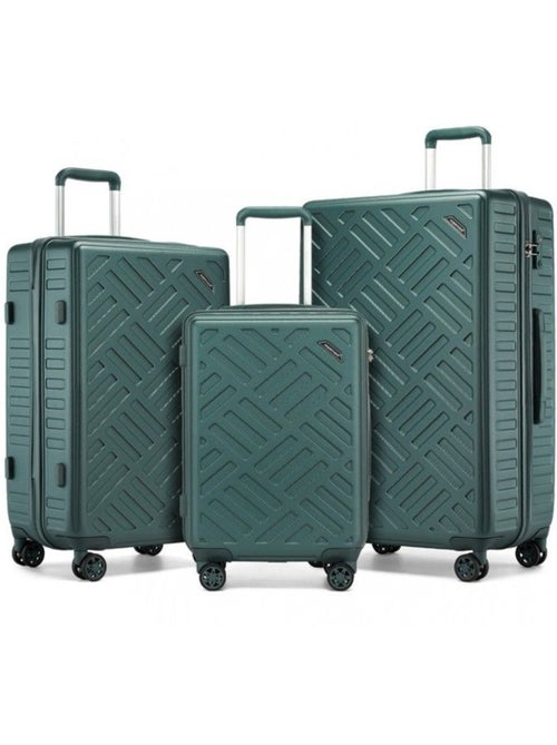 Set de 3 valises - abs 4 roulettes serrure tsa - kono - Kiabi Set de 3 valises - abs 4 roulettes serrure tsa - kono - Kiabi
