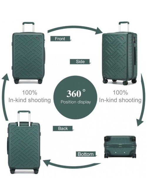Set de 3 valises - abs 4 roulettes serrure tsa - kono - Kiabi Set de 3 valises - abs 4 roulettes serrure tsa - kono - Kiabi