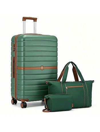 Set de 3 valises - abs + pc, 4 roues - kono