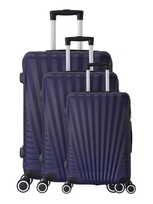 Set de 3 valises 4 roues ABS - Elegance - Trolley ADC - Kiabi