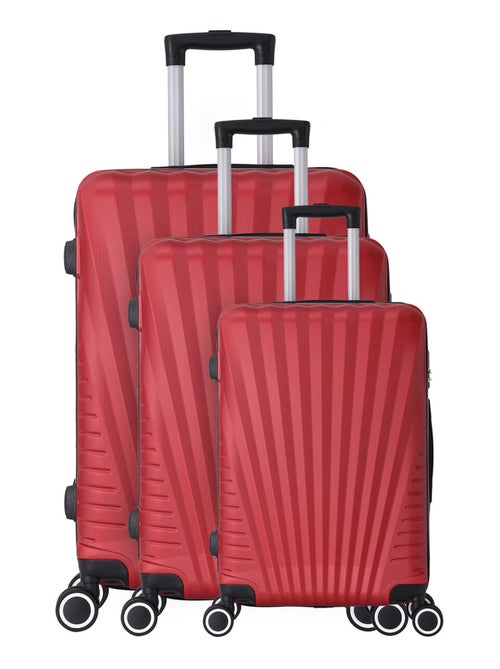 Set de 3 valises 4 roues ABS - Elegance - Trolley ADC - Kiabi