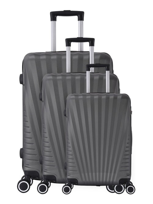 Set de 3 valises 4 roues ABS - Elegance - Trolley ADC - Kiabi