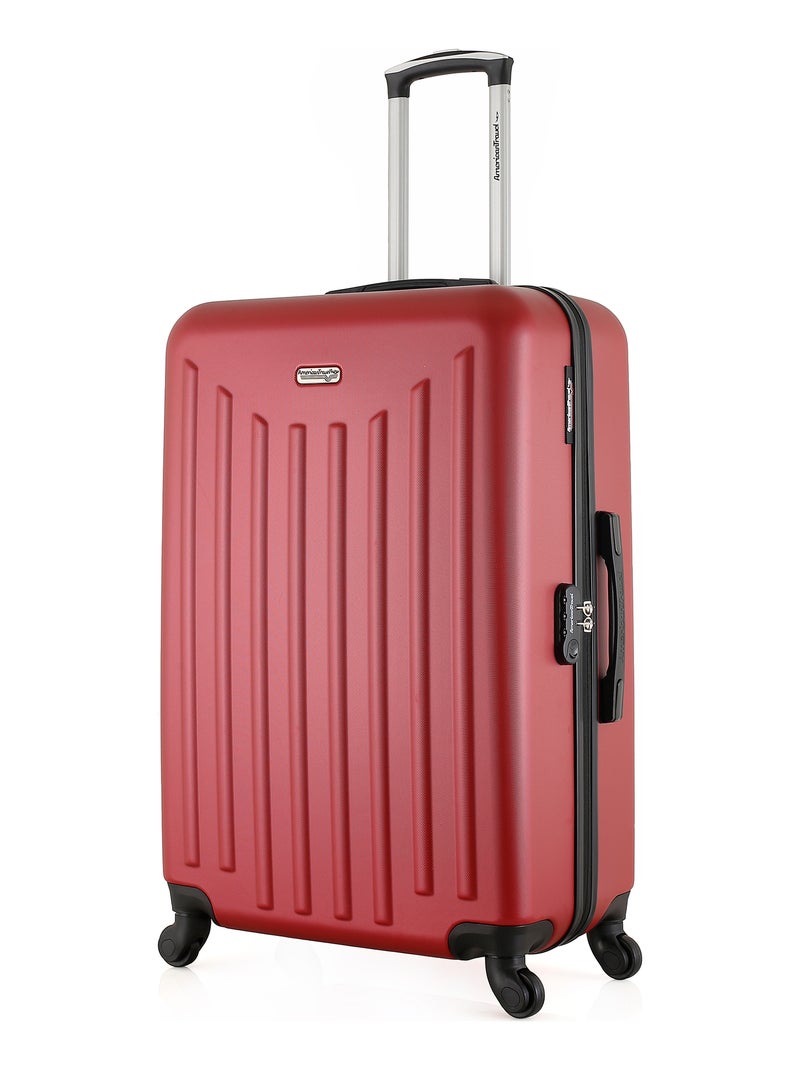 Set De Valises Rigides Cleo 4 Pièces Par Tectake - Rouge Bordeaux Avec Pèse-valise - Occasion