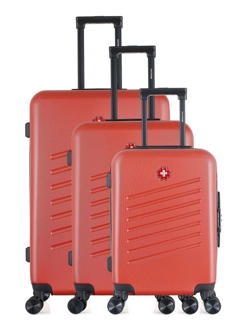 Set de 3 Valises Rigides Grand Format, Taille Moyenne et Valise Cabine ZURICH - Kiabi