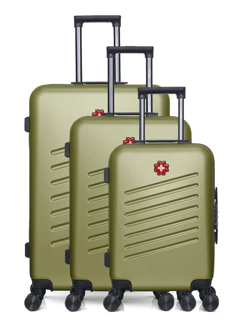 Set de 3 Valises Rigides Grand Format, Taille Moyenne et Valise Cabine ZURICH - Kiabi