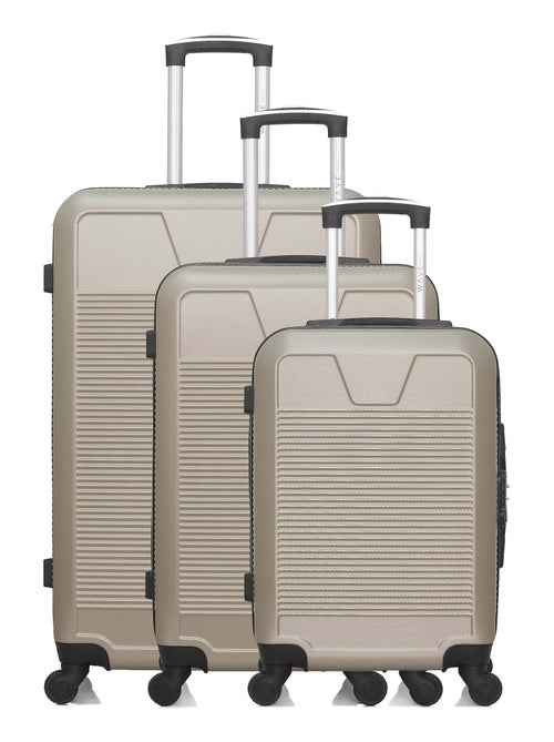 Set de 3 valises rigides SELENGA - Kiabi