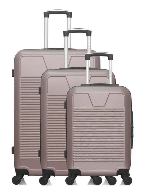 Set de 3 valises rigides SELENGA - Kiabi