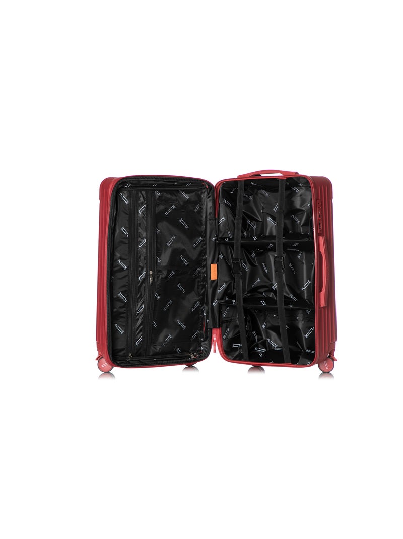 Set de 3 Valises | Valise Cabine + Moyenne + Grande Taille | Cadenas TSA | CELIMS France Rouge - Kiabi