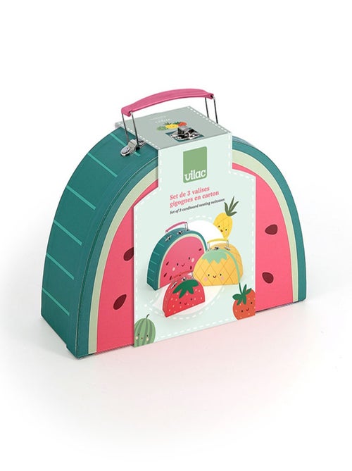 Set de 3 valisettes fruits gourmands - Kiabi Set de 3 valisettes fruits gourmands - Kiabi