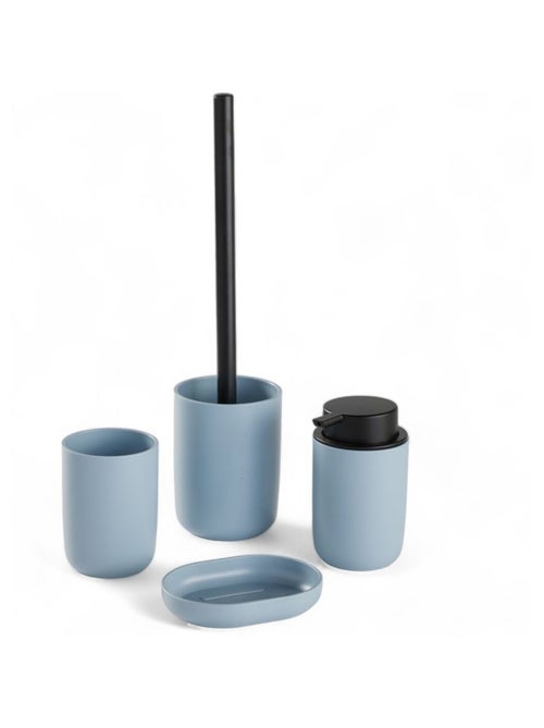 Set de 4 accessoires de salle de bain et WC BATHROOM - Kiabi