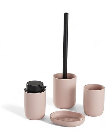 Set de 4 accessoires de salle de bain et WC BATHROOM