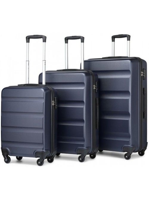 Set de 4 bagages - rigide, abs, 4 roulettes, serrure tsa - kono - Kiabi Set de 4 bagages - rigide, abs, 4 roulettes, serrure tsa - kono - Kiabi