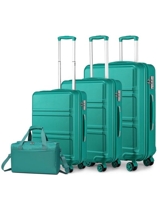 Set de 4 bagages - rigide, abs, légère, 4 roulettes, serrure tsa - kono - Kiabi Set de 4 bagages - rigide, abs, légère, 4 roulettes, serrure tsa - kono - Kiabi