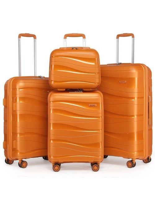 Set de 4 bagages - rigide, serrure tsa - kono - Kiabi Set de 4 bagages - rigide, serrure tsa - kono - Kiabi