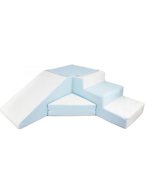 Set de 4 blocs en mousse pour le jeu blanc, bleu (pastel) - Kiabi