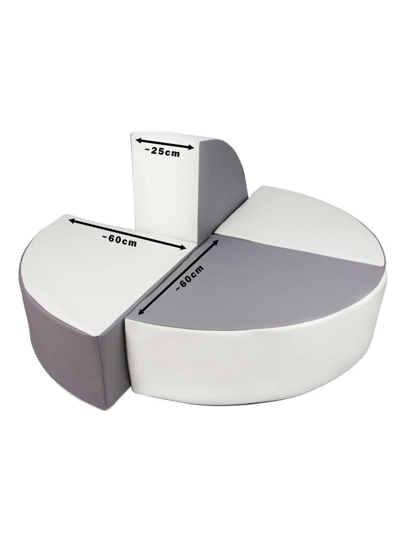 Set de 4 blocs en mousse pour le jeu jaune, vert, bleu N/A - Kiabi