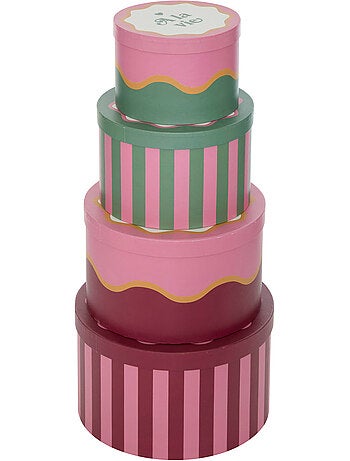 Set de 4 boîtes décoratives CHERIE