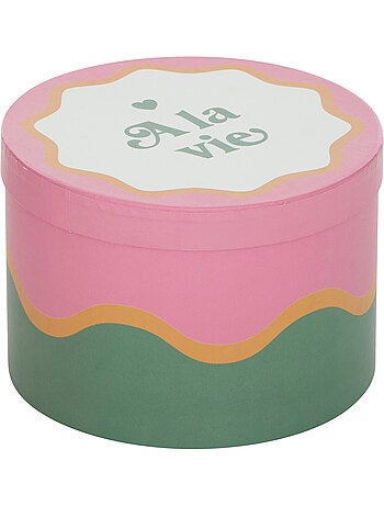 Set de 4 boîtes décoratives CHERIE