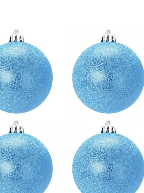 Set de 4 boules roses 8 cm - Kiabi