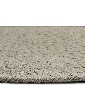 Set de 4 dessous de table en coton tressé ronds - vidaxl
