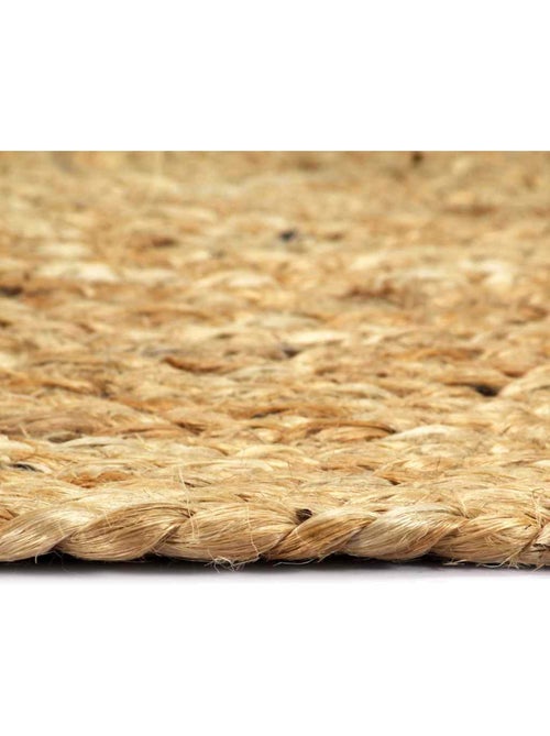 Set de 4 dessous de table en jute tressée ronds - vidaxl - Kiabi