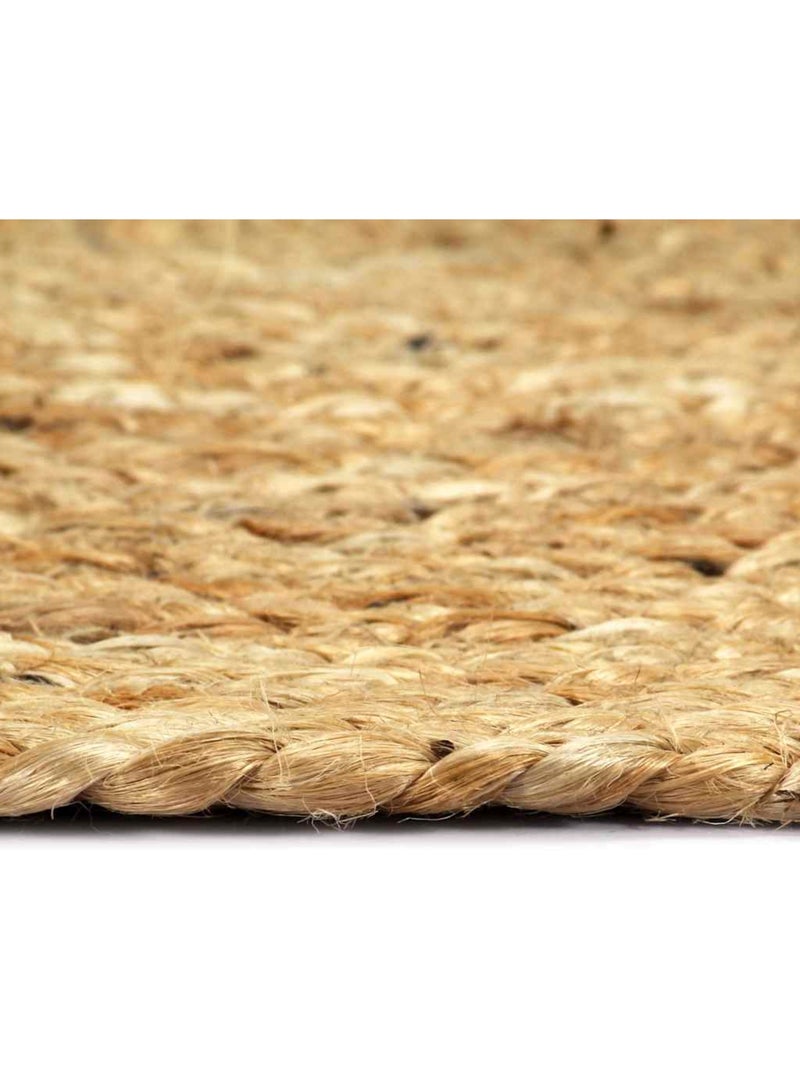 Set de 4 dessous de table en jute tressée ronds - vidaxl Beige naturel - Kiabi