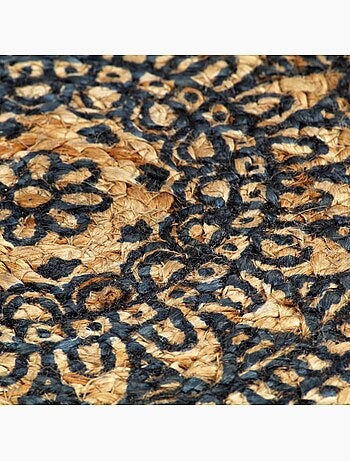 Set de 4 dessous de table en jute tressée ronds - vidaxl