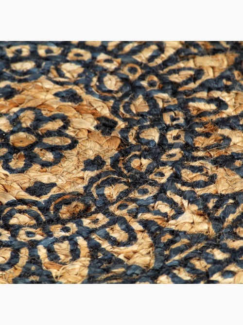 Set de 4 dessous de table en jute tressée ronds - vidaxl - Kiabi
