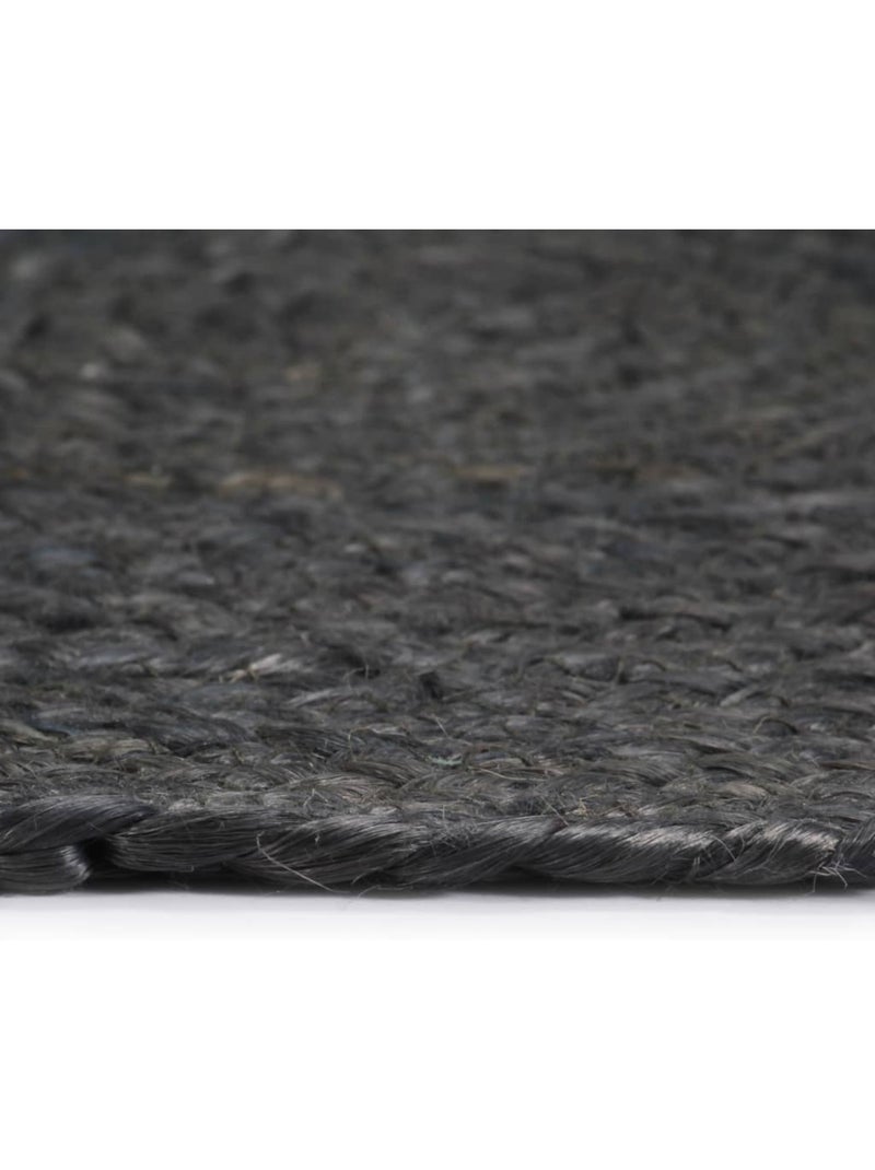 Set de 4 dessous de table en jute tressée ronds - vidaxl Gris foncé - Kiabi